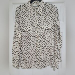 Liz Claiborne long sleeve silky blouse